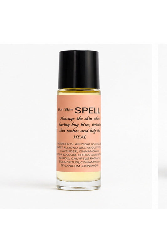 Calm Skin Spell botanical facial serum in dropper bottle by Mom's Magic by Rubi