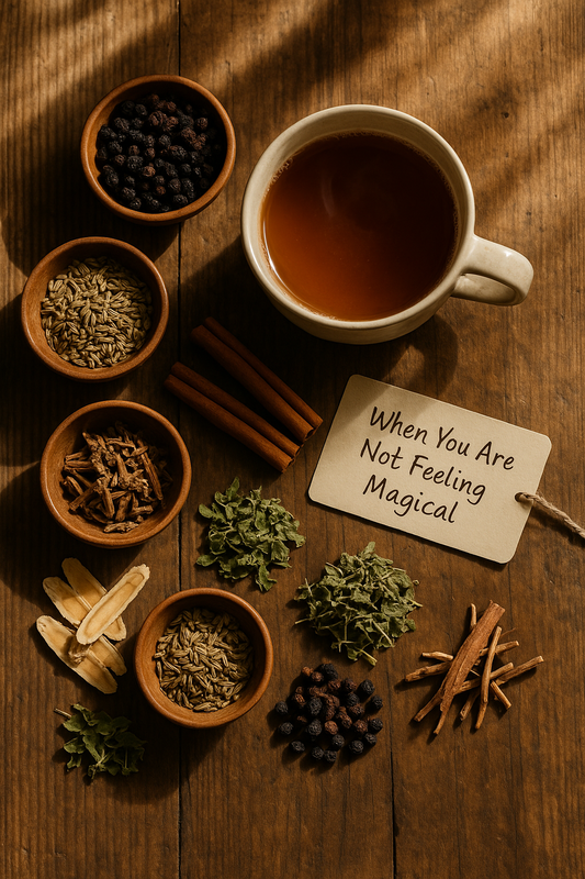 🌿 When You Are Not Feeling Magical — A Gentle Ritual for Immune Support