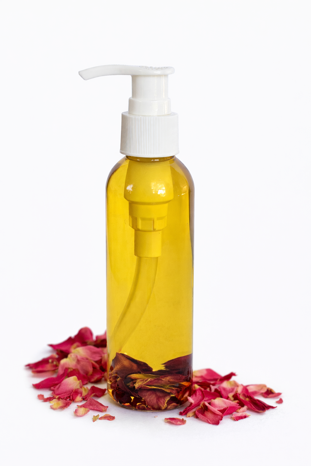 Jojoba Body Oil Rose Pedals