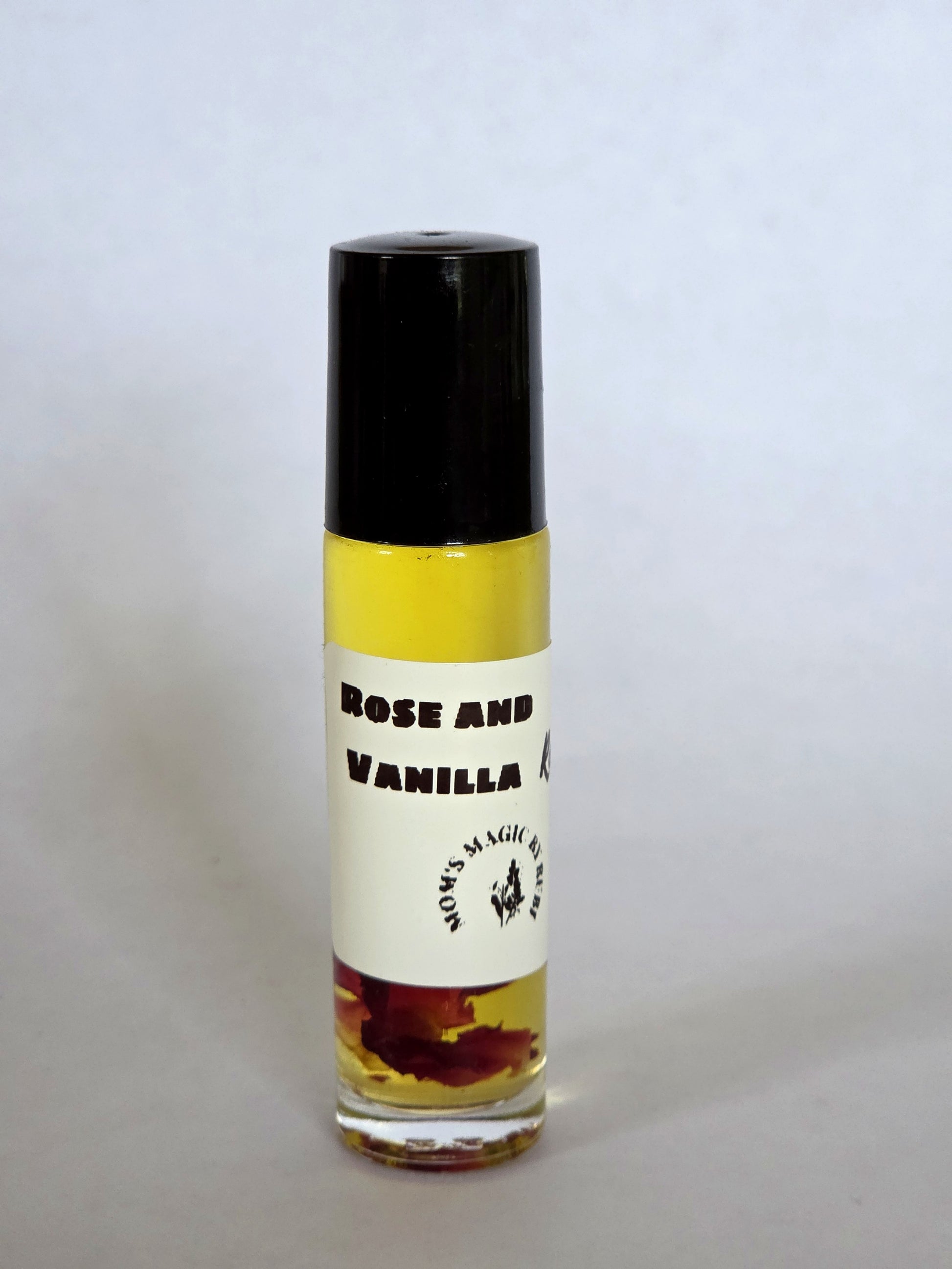 Rose & Vanilla Natural Perfume Roll-On — Mom's Magic by Rubi
